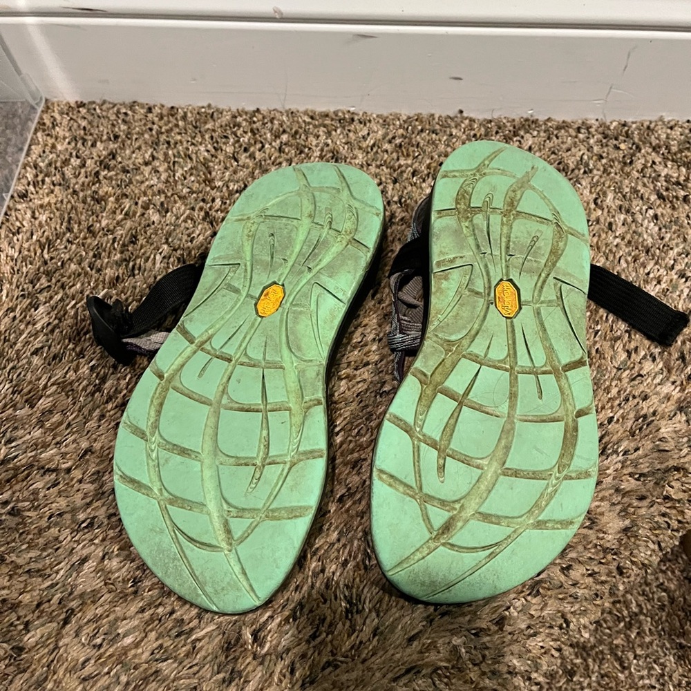 Chaco Strappy Sandals black, blue, purple - Picture 5 of 7